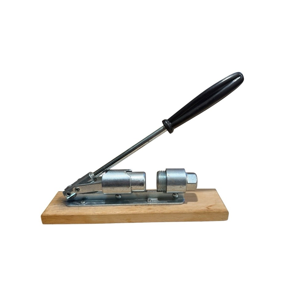 Heavy Duty Pecan and Nut Cracker Tool Wood Base and Adjustable Handle US